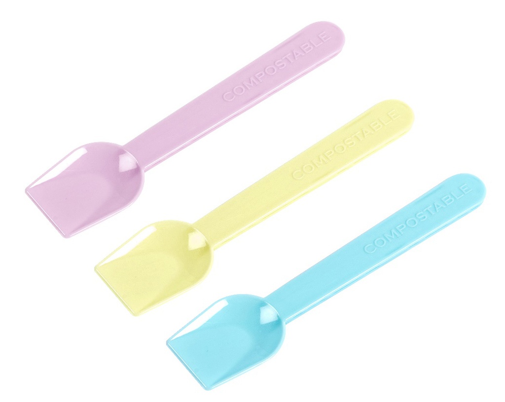 Cucharita Helado Colores 10 Cm - bolsa 1 kg 